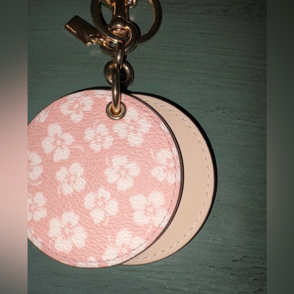 Coach mirror purse charm